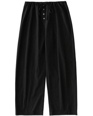 Studio Nicholson Ventura Tie-Waist Trousers - Black