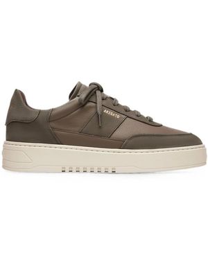Axel Arigato Orbit Panelled Leather Trainers - Brown