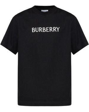 Burberry Logo T-Shirt - Black