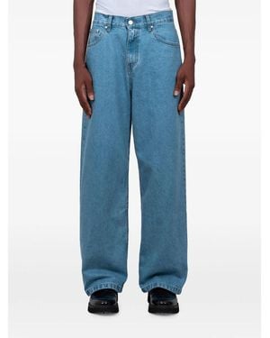 Arte' Logo-Print Jeans - Blue