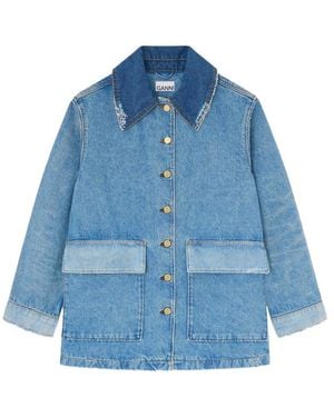 Ganni Jackets - Blue