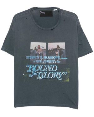 Paly Hollywood Bound For Glory Print T-Shirt - Blue