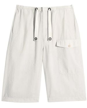 Lemaire Neutrals Shorts - White