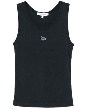 Maison Kitsuné Sleeveless Tops - Black