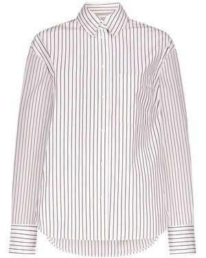 Loulou de Saison Striped Cotton Shirt - Pink