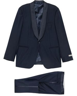 Canali Shawl-Lapel Suit - Blue