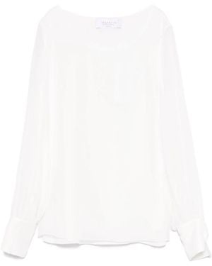 DE SANTIS Silk Blouse - White