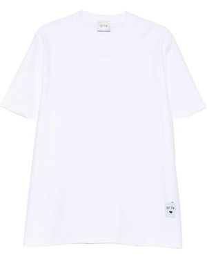 Arte' Reversible Crew-Neck T-Shirt - White