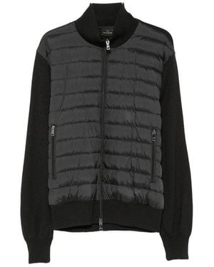 Paul & Shark Quilted Zip-Fastening Jacket - Black