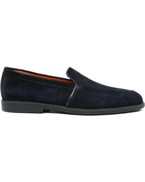 Santoni Suede Loafers - Blue