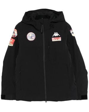 Kappa Patch-Appliqué Jacket - Black