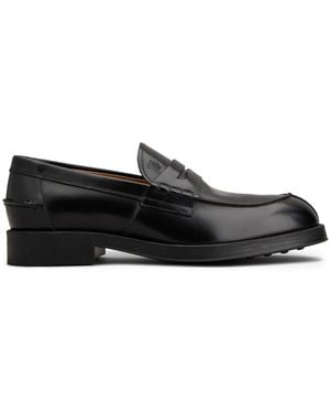 Tod's Debossed-Logo Loafers - Black