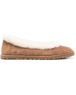 UGG Ballerina Shoes - Natural