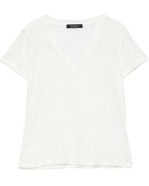 Aragona V-Neck T-Shirt - White