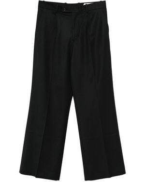Tonywack Pleated Tailored Trousers - Black