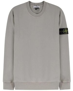 Stone Island Badge Sweatshirt - Grey