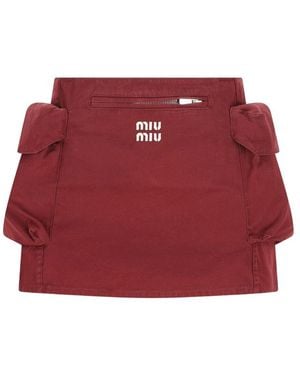 Miu Miu Skirts - Red