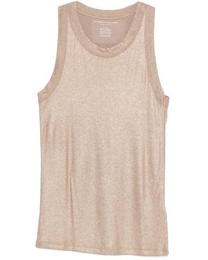 Majestic Filatures Glitter Ribbed Top - Natural