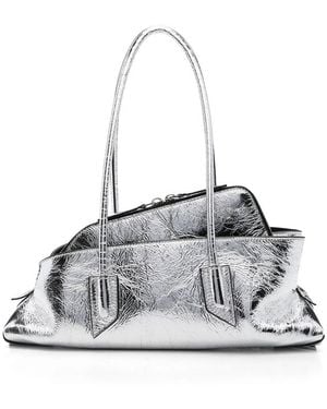 The Attico Small La Passeggiata Shoulder Bag - White