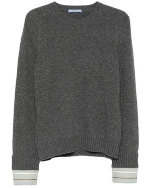 Prada Crew-Neck Sweater - Gray
