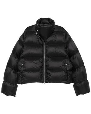 Rick Owens Turtle High-Neck Padded Jacket - Black