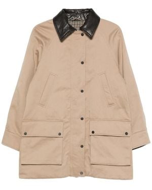 Brunello Cucinelli Neutrals Coats - Natural