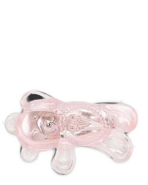YVMIN Bear-Motif Hair Clip - Pink