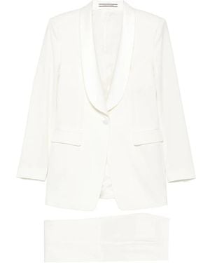 Tagliatore Tailored Trouser Suit - White