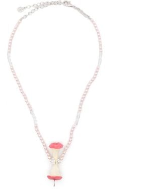 YVMIN Apple Core Necklace - White
