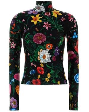 Gucci Printed Top - Black