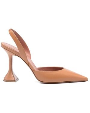 AMINA MUADDI Holli Pointed Slingback Court Shoes - Pink