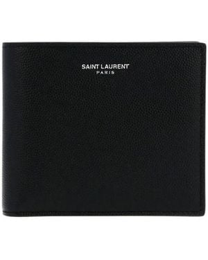 Saint Laurent 'Paris' Wallet - Black