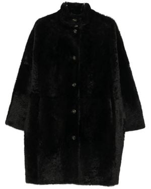 Yves Salomon Reversible Shearling Jacket - Black