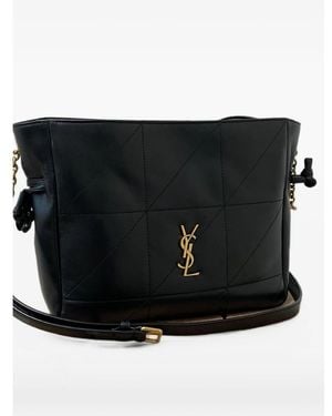 Saint Laurent Medium Jamie Quilted Leather Shoulder Bag - Black