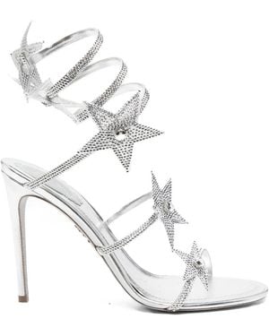 Rene Caovilla 105Mm Cleo Sandals - White
