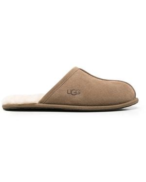 UGG Scuff Suede Slippers - Brown
