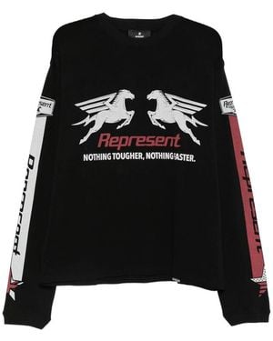 Represent T-Shirt Cotton - Black