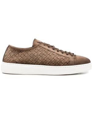 Santoni Trainers - Brown