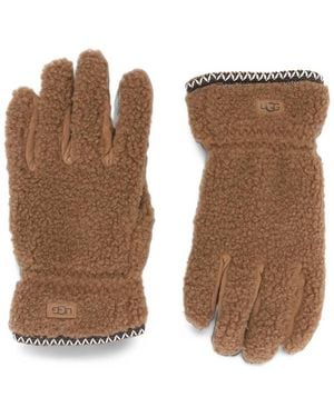 UGG Braid Gloves - Brown