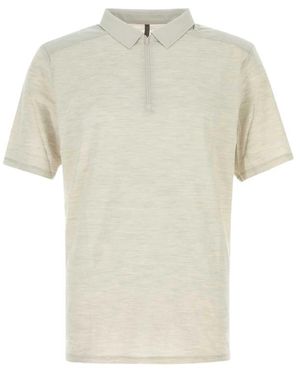 Veilance Heather Polo Shirt - Natural