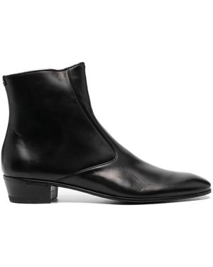 Lidfort Socrate Leather Boots - Black