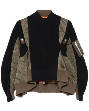 Sacai Jackets - Black