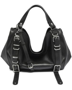 DIESEL D-One-Medium Top-Handle Bag - Black