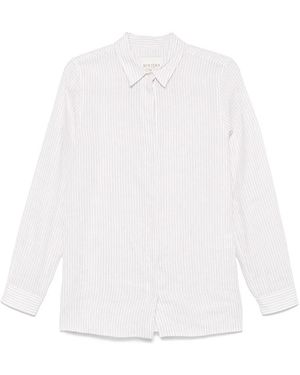 Riviera Striped Shirt - White