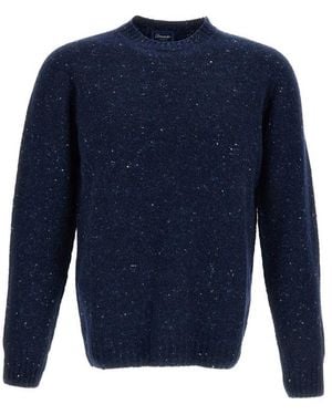 Drumohr Flecked Wool Sweater - Blue