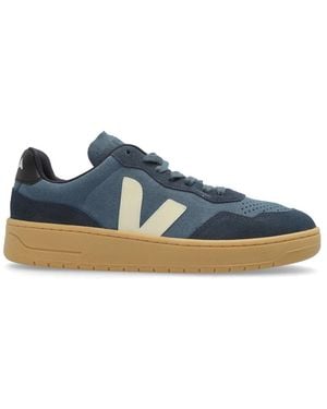Veja V-90 Suede Sneakers - Blue