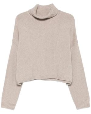 Lisa Yang Zerlina Roll-Neck Jumper - Natural