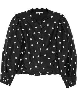 Stine Goya Quilted Dots Jacket - Black