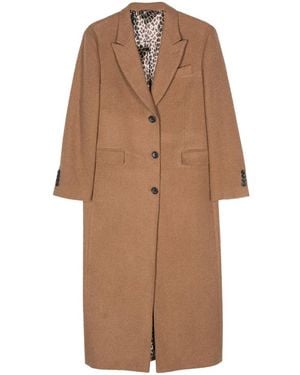 Eraldo Bouclé Coat - Brown