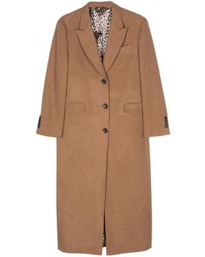 Eraldo Bouclé Coat - Brown